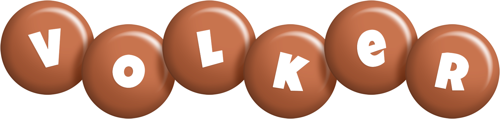 Volker candy-brown logo