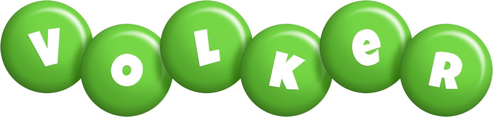 Volker candy-green logo