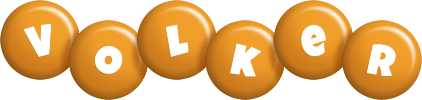 Volker candy-orange logo