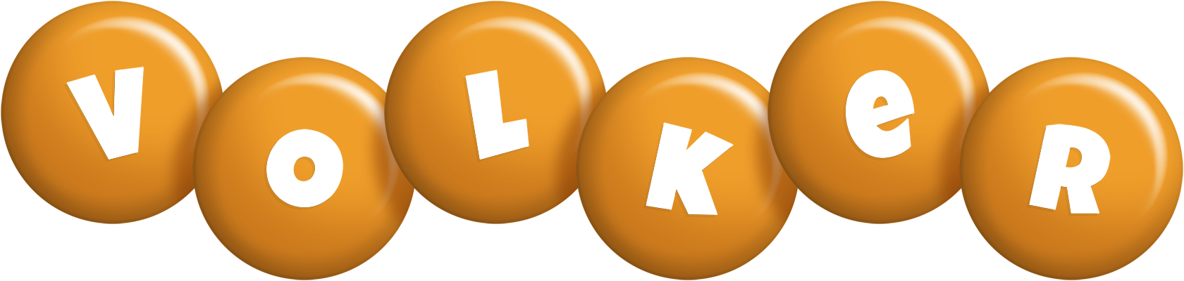 Volker candy-orange logo