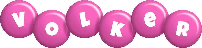 Volker candy-pink logo