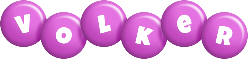 Volker candy-purple logo