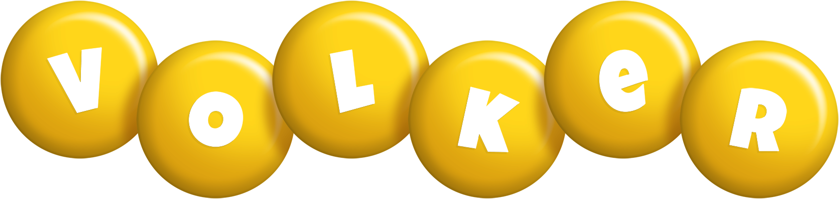 Volker candy-yellow logo