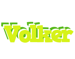 Volker citrus logo