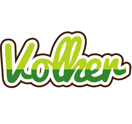 Volker golfing logo