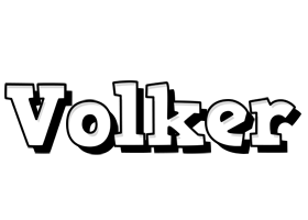 Volker snowing logo