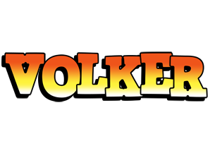 Volker sunset logo