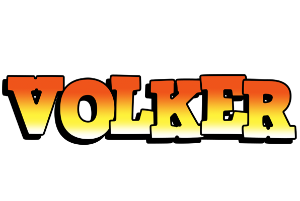 Volker sunset logo