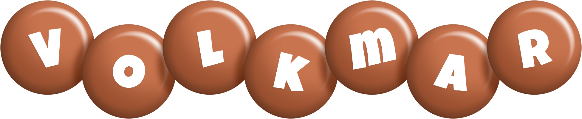 Volkmar candy-brown logo