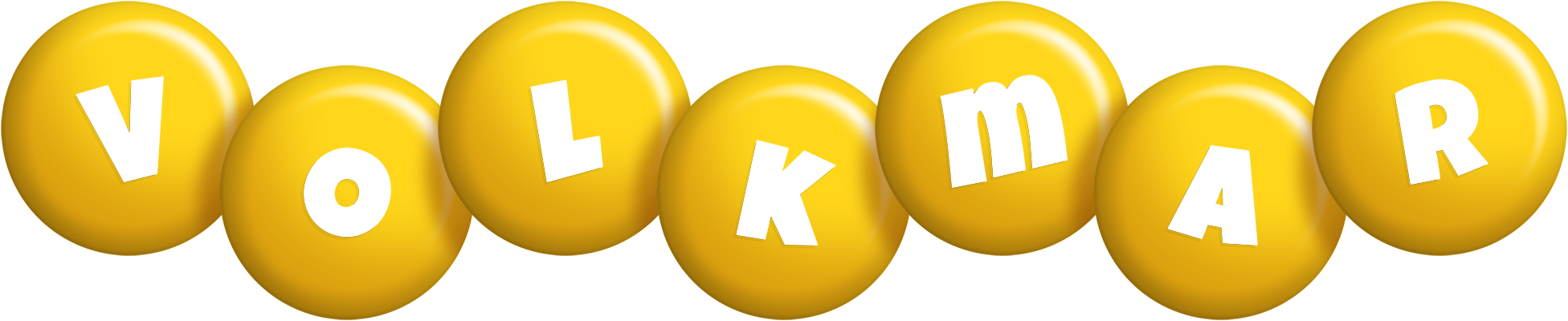 Volkmar candy-yellow logo