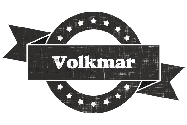 Volkmar grunge logo