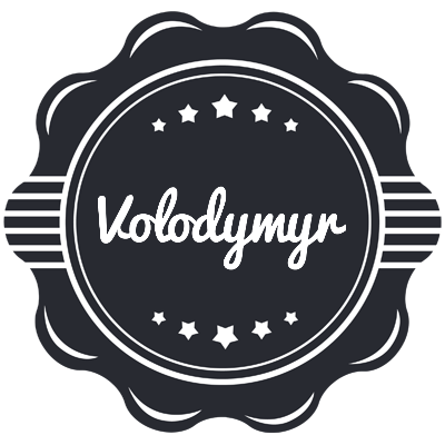 Volodymyr badge logo