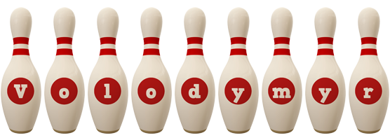 Volodymyr bowling-pin logo