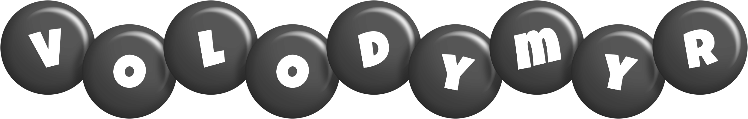 Volodymyr candy-black logo