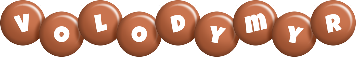 Volodymyr candy-brown logo