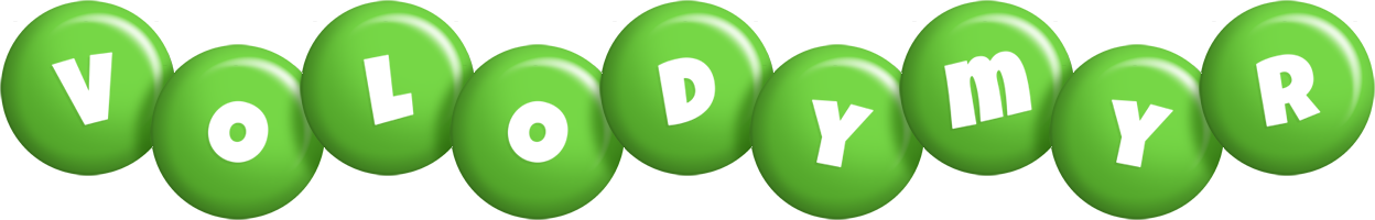 Volodymyr candy-green logo