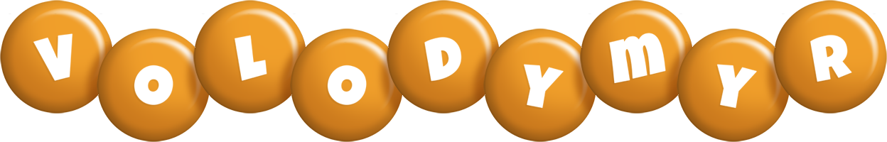 Volodymyr candy-orange logo