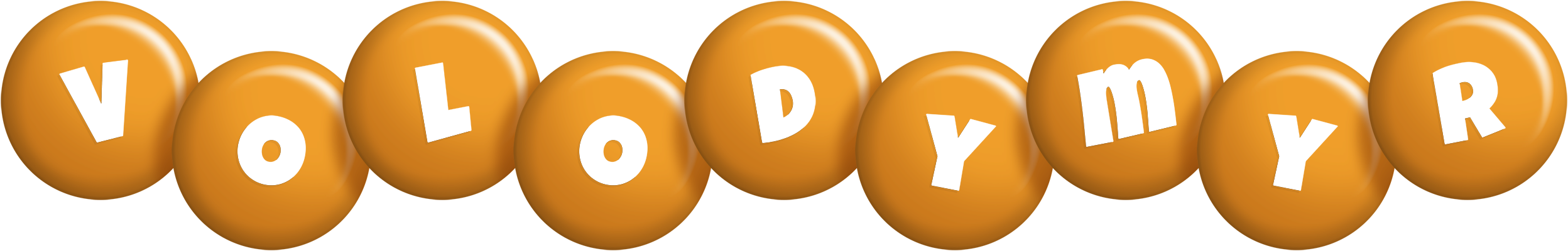 Volodymyr candy-orange logo