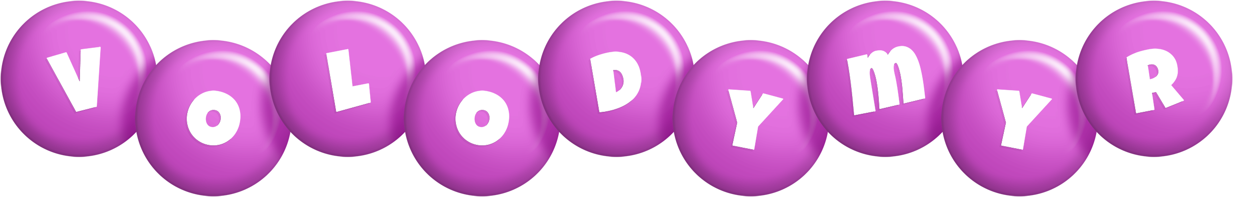 Volodymyr candy-purple logo