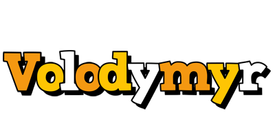 Volodymyr cartoon logo