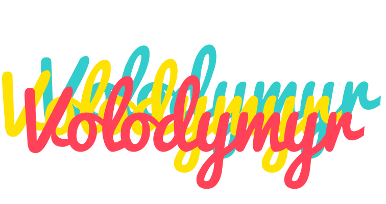 Volodymyr disco logo