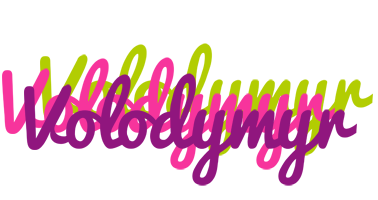 Volodymyr flowers logo