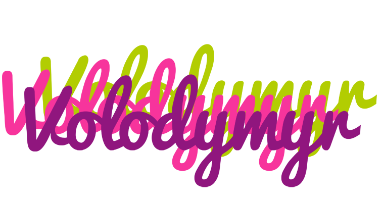 Volodymyr flowers logo
