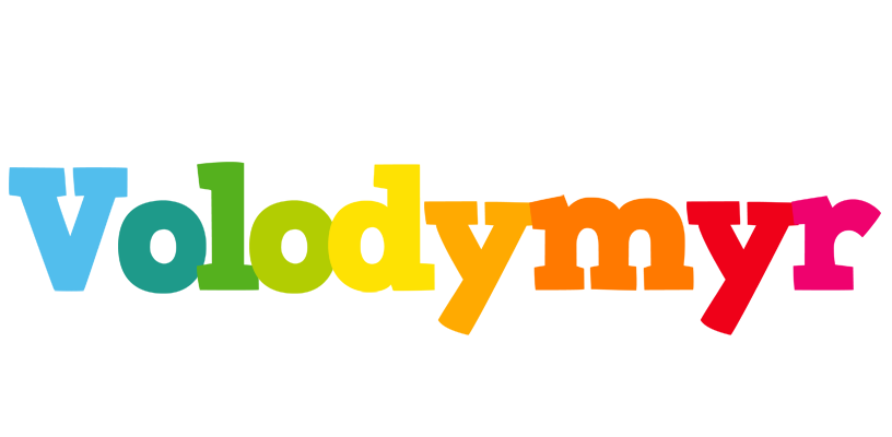 Volodymyr rainbows logo