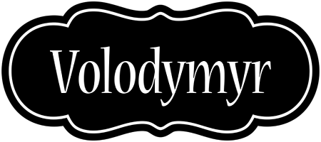 Volodymyr welcome logo