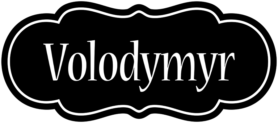 Volodymyr welcome logo