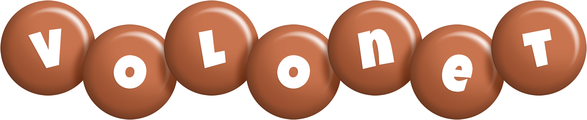 Volonet candy-brown logo