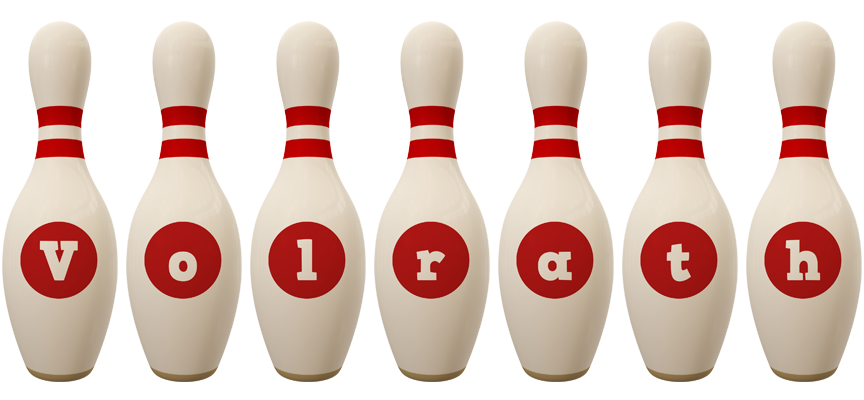 Volrath bowling-pin logo