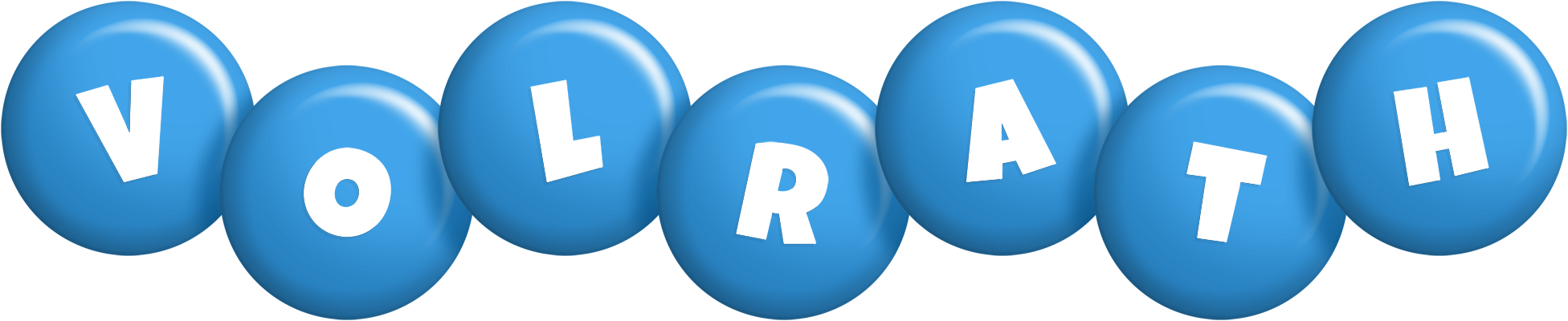 Volrath candy-blue logo