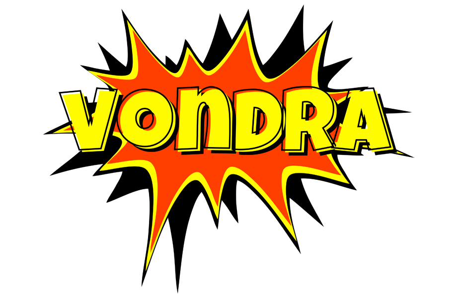 Vondra bazinga logo
