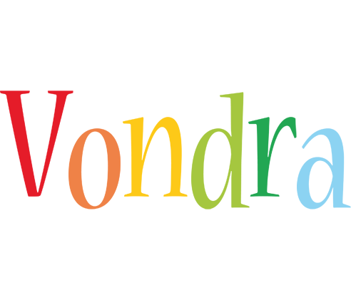 Vondra birthday logo