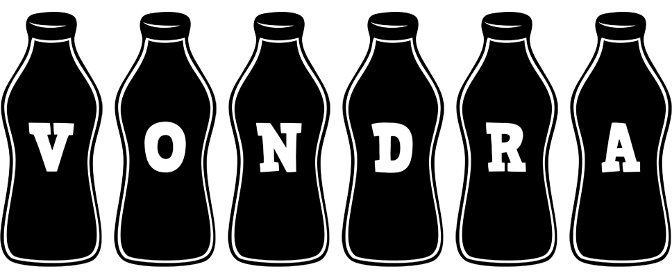 Vondra bottle logo