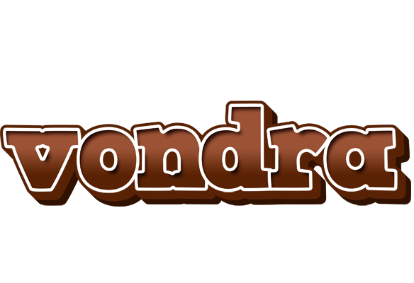 Vondra brownie logo