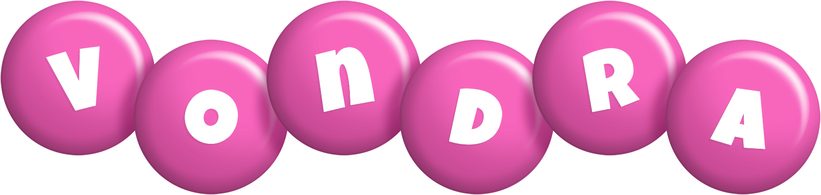 Vondra candy-pink logo