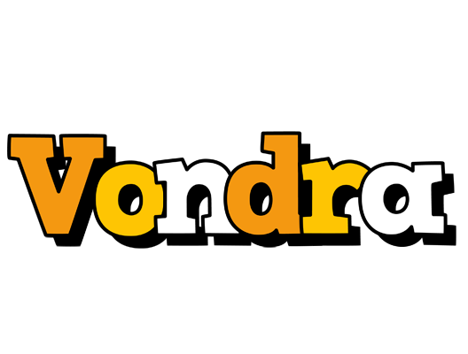 Vondra cartoon logo