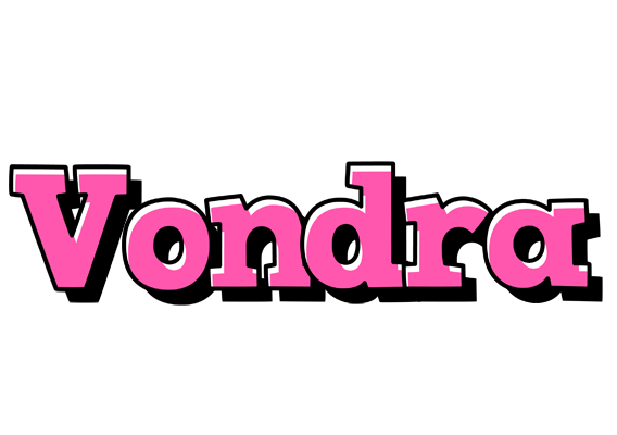 Vondra girlish logo