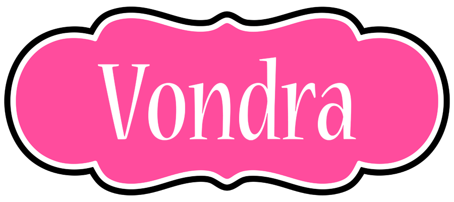 Vondra invitation logo