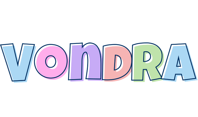 Vondra pastel logo