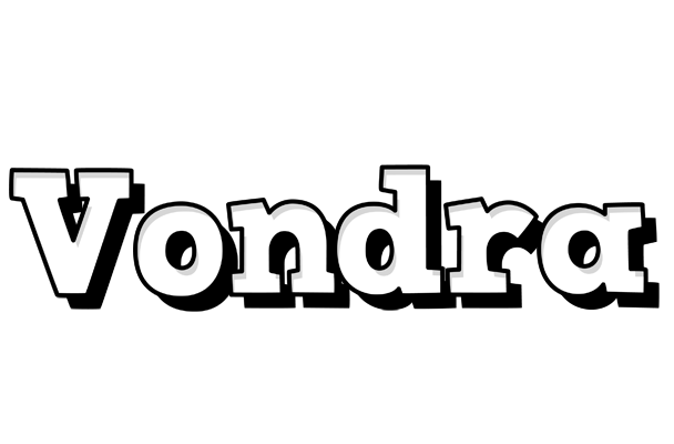 Vondra snowing logo