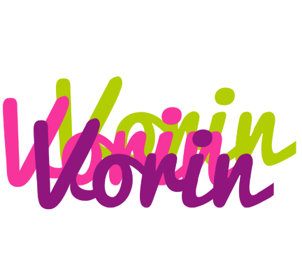 Vorin flowers logo