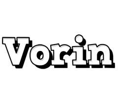 Vorin snowing logo