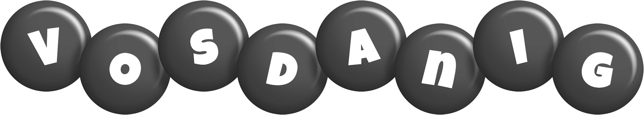 Vosdanig candy-black logo