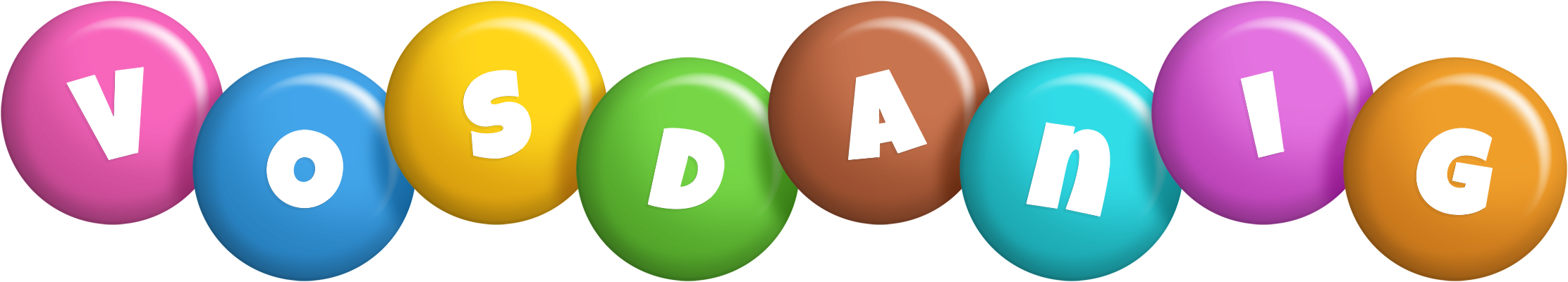 Vosdanig candy logo