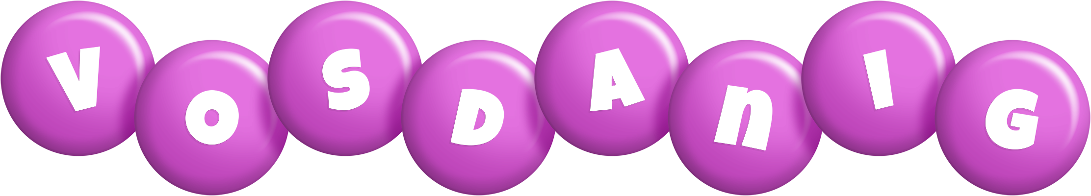 Vosdanig candy-purple logo