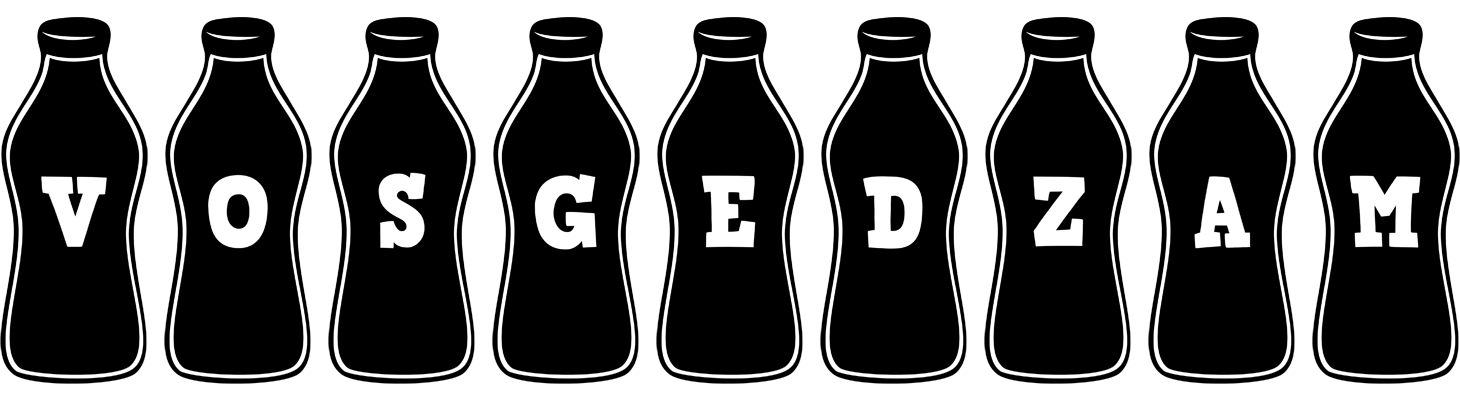 Vosgedzam bottle logo