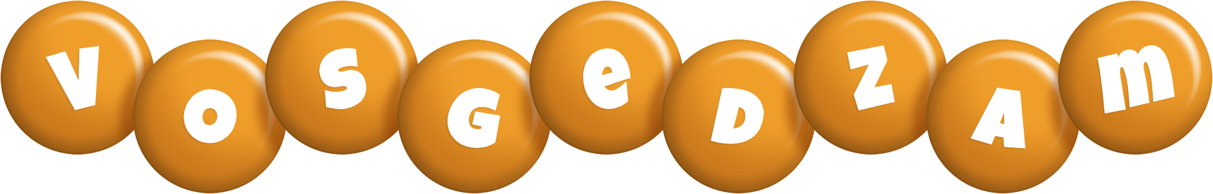 Vosgedzam candy-orange logo